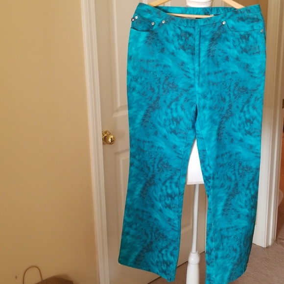 Express Denim - Express teal jeans